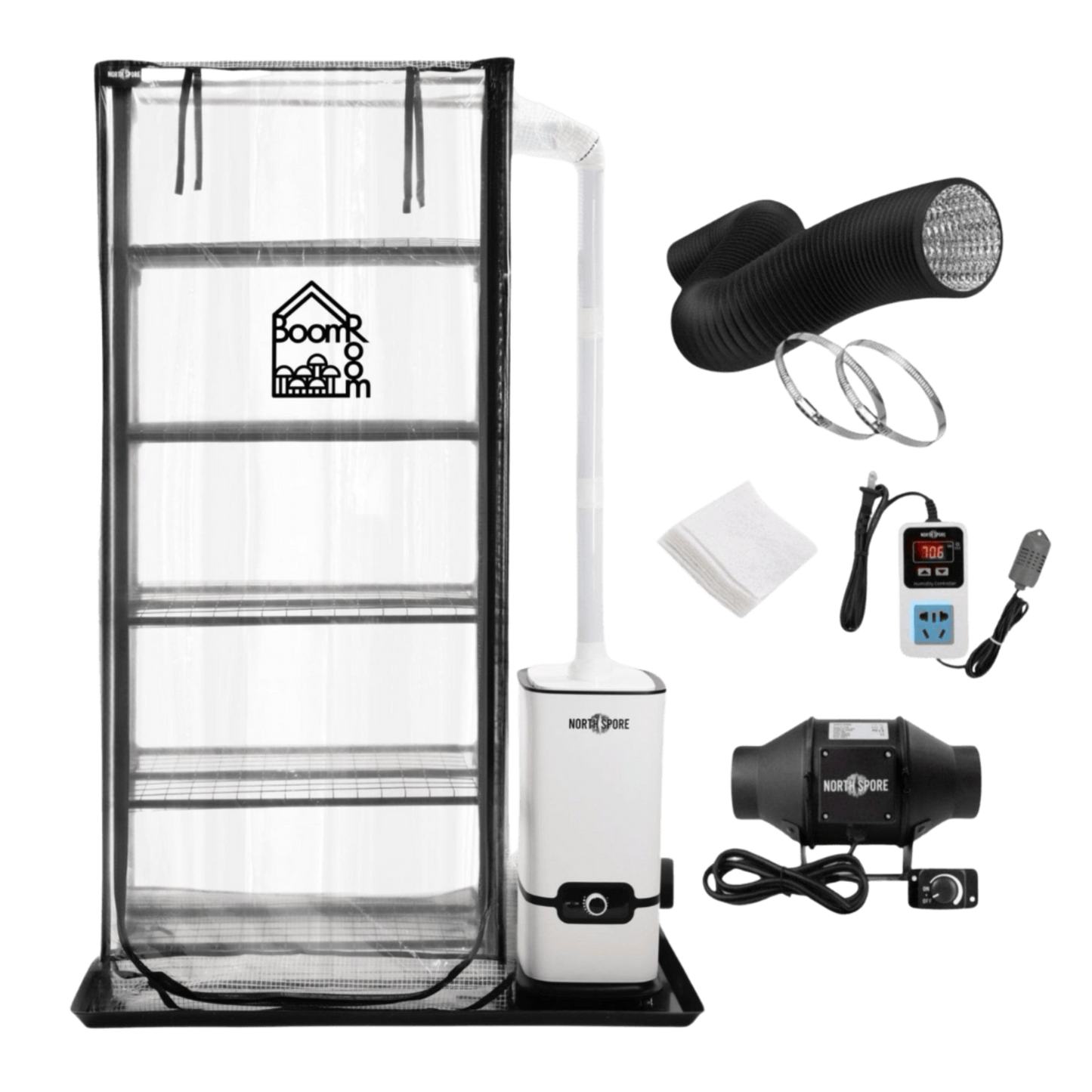 'BoomRoom II' Automated Martha Tent Mushroom Grow System