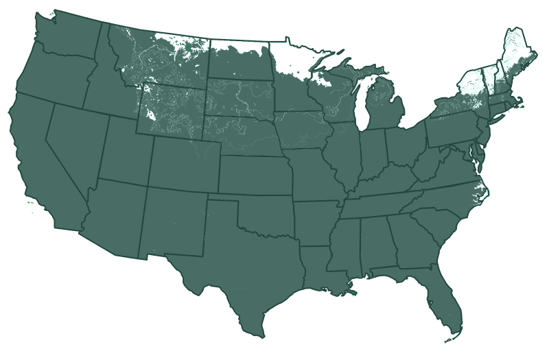 USDA hardiness zone map for zones 4-10 outdoors